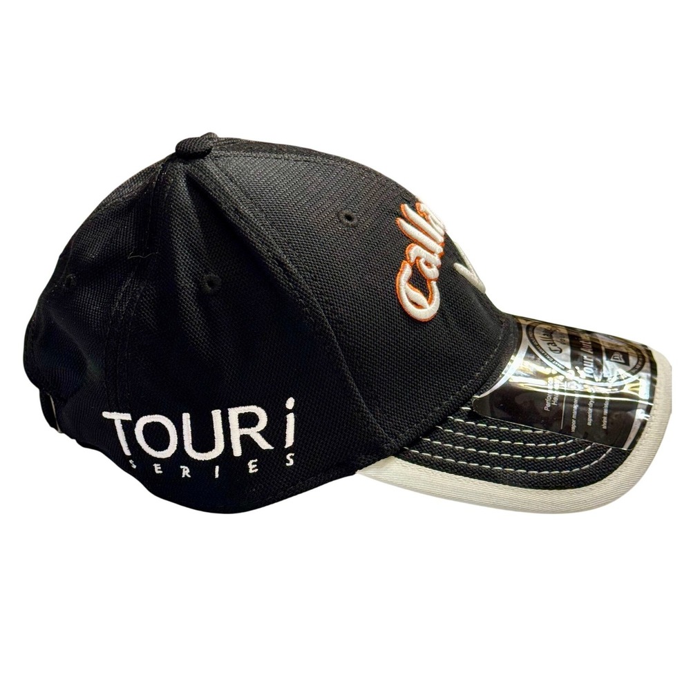 NWT Callaway Golf Hat Mens OSFA Black Tour Authentic New Era Mesh FT Fusion Cap - Picture 3 of 6